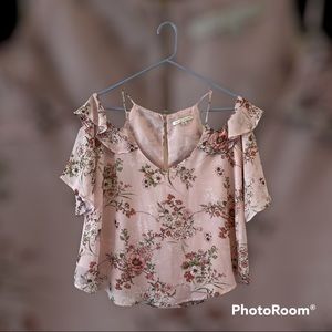 Haute Monde women’s cold shoulder blouse